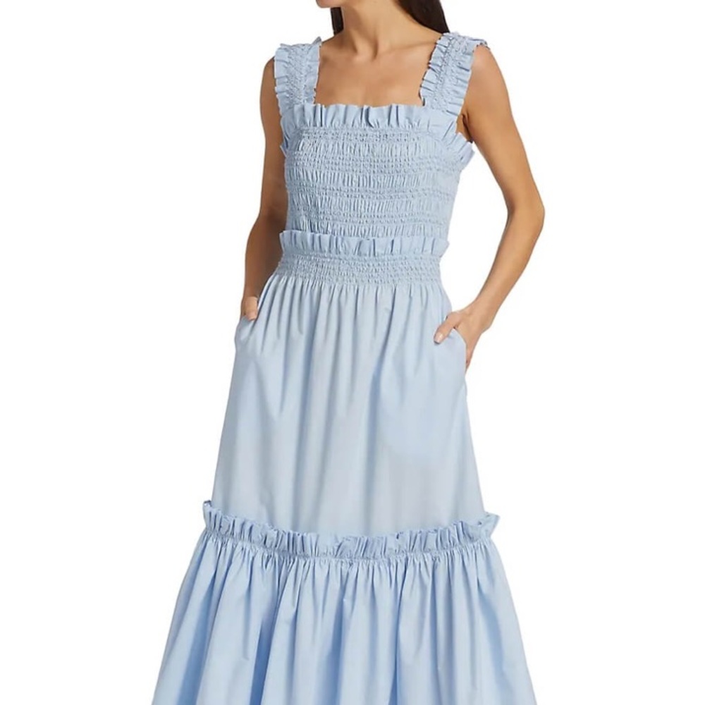 Phoebe Smocked Cotton Dress